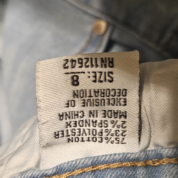 Denim shorts size 8 oak and poppy - Picture 3 of 3